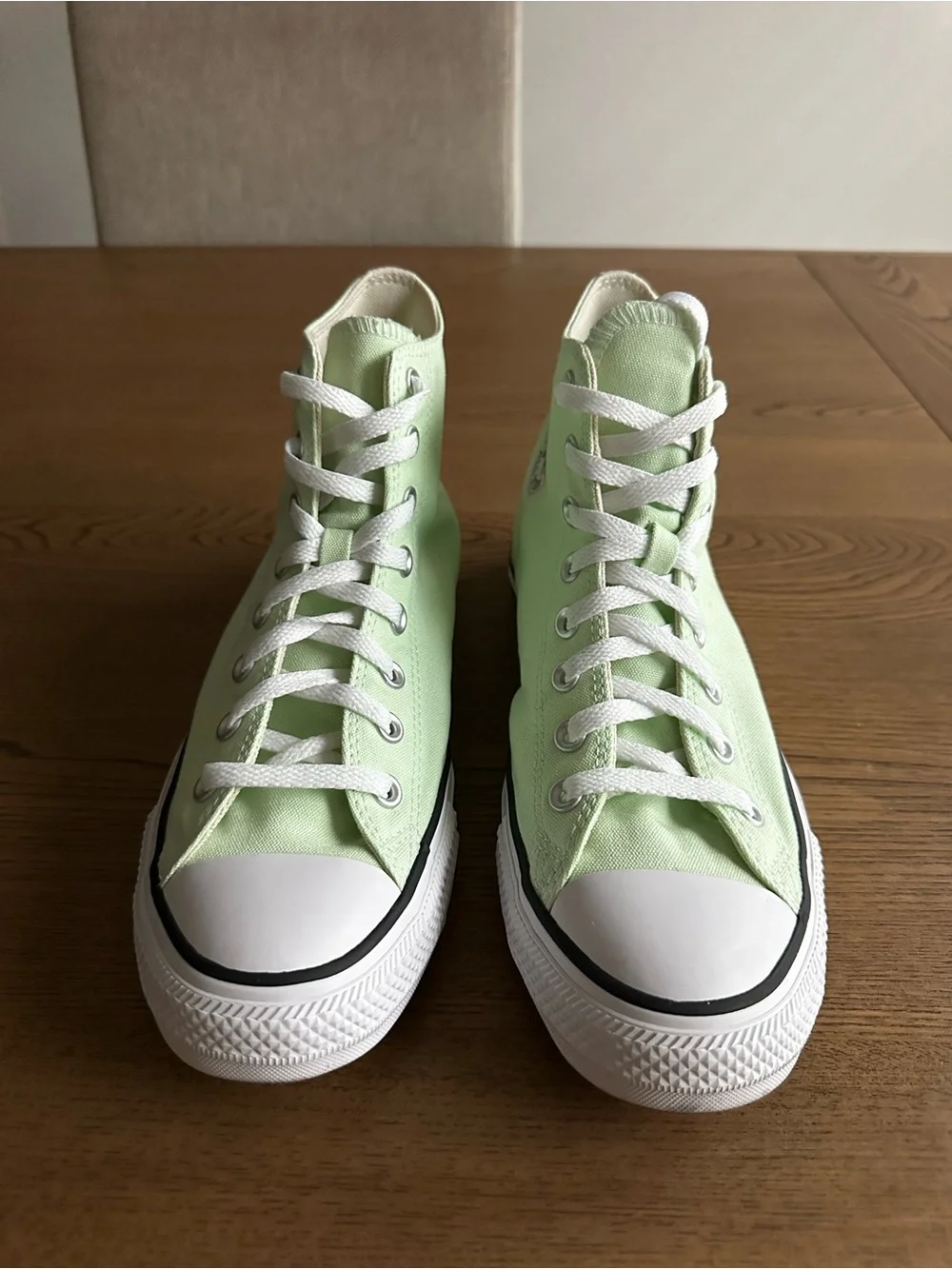 Converse High Top Sneakers Light Green with White